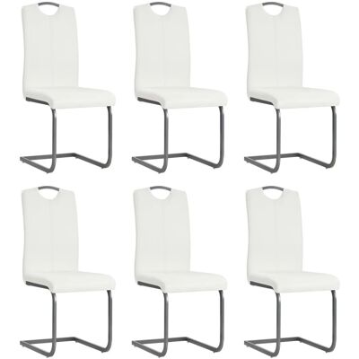 vidaXL 275464 Eleganter Weißer Esszimmerstuhl - Esstisch Möbel vidaXL 275464 Eleganter Weißer Esszimmerstuhl - Esstisch Möbel