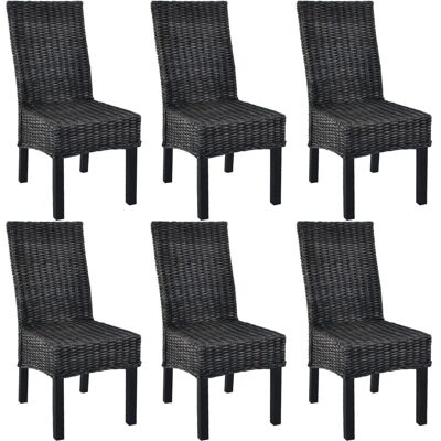 Maisonchic Kubu & Mango Dining Chairs - Set of 6 Maisonchic Kubu & Mango Dining Chairs - Set of 6