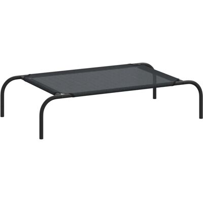vidaXL Hondenbed Verhoogd Zwart S Ademend Textilene vidaXL Hondenbed Verhoogd Zwart S Ademend Textilene