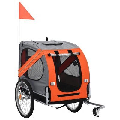 Remorque de vélo vidaXL 91764 - Tissu Oxford imperméable - Publicité Remorque de vélo vidaXL 91764 - Tissu Oxford imperméable - Publicité
