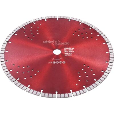 vidaXL Diamantschijf - Turbo, Löcher, 350 mm - Diamantschijf vidaXL Diamantschijf - Turbo, Löcher, 350 mm - Diamantschijf