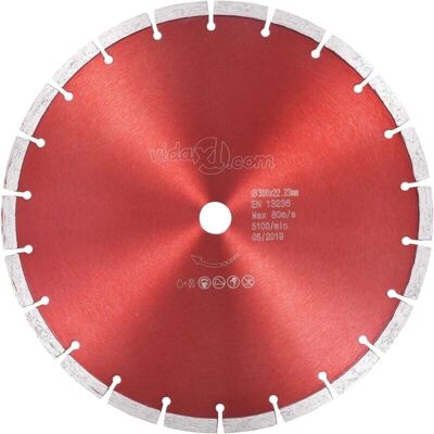vidaXL Diamantskive Stål 300 mm - Diamantskive vidaXL Diamantskive Stål 300 mm - Diamantskive