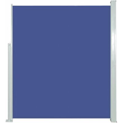 vidaXL Tonnelle latérale extensible 160x500 cm Bleu - Publicité vidaXL Tonnelle latérale extensible 160x500 cm Bleu - Publicité
