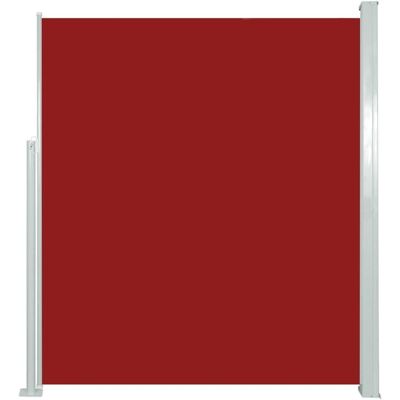 Tenda laterale retrattile vidaXL 160x500cm Rosso Privacy Giardino Protezione Solare - Tenda laterale Tenda laterale retrattile vidaXL 160x500cm Rosso Privacy Giardino Protezione Solare - Tenda laterale