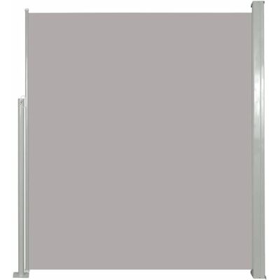 Tende laterali retrattili da giardino grigie 160x500cm vidaXL - Schermo privato Tende laterali retrattili da giardino grigie 160x500cm vidaXL - Schermo privato