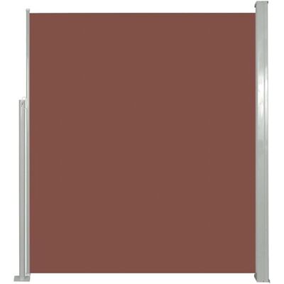Tenda laterale retrattile vidaXL 160x500cm Marrone Protezione privacy giardino - Tenda da giardino Tenda laterale retrattile vidaXL 160x500cm Marrone Protezione privacy giardino - Tenda da giardino