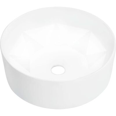 vidaXL Umywalka 36x14cm z Ceramiki Biała - Umywalka vidaXL Umywalka 36x14cm z Ceramiki Biała - Umywalka