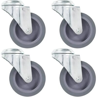 vidaXL Rollen mit Schraubenloch 75mm - Rollen vidaXL Rollen mit Schraubenloch 75mm - Rollen