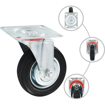 vidaXL Drejelige hjul 4 stk - Hjulsystem vidaXL Drejelige hjul 4 stk - Hjulsystem