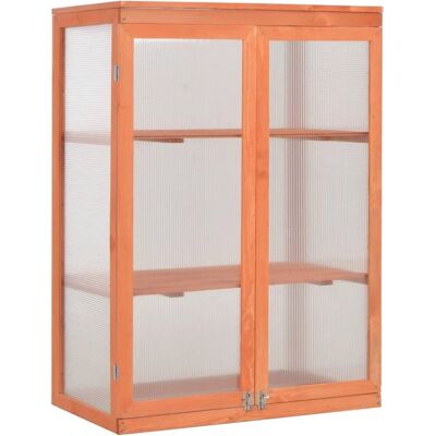 vidaXL Massief Houten Kweekkas Tuinhuisje Kruiden Bloem Planter Koude Frame vidaXL Massief Houten Kweekkas Tuinhuisje Kruiden Bloem Planter Koude Frame