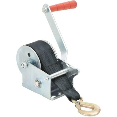 vidaXL Handwinde mit Riemen - Schwerlast 360 kg für Off-Road & Anhänger vidaXL Handwinde mit Riemen - Schwerlast 360 kg für Off-Road & Anhänger