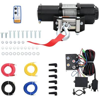 vidaXL Elektro-Winde 12 V 2040 kg - Kraft, Haltbarkeit, Fernbedienung vidaXL Elektro-Winde 12 V 2040 kg - Kraft, Haltbarkeit, Fernbedienung