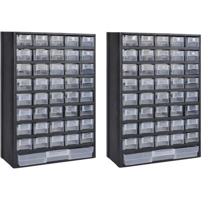 vidaXL Boîte de rangement avec 41 compartiments - Armoire - Publicité vidaXL Boîte de rangement avec 41 compartiments - Armoire - Publicité