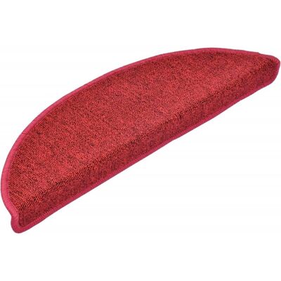 vidaXL 15 Treppenteppiche Bordeaux Rot - Treppenteppiche vidaXL 15 Treppenteppiche Bordeaux Rot - Treppenteppiche