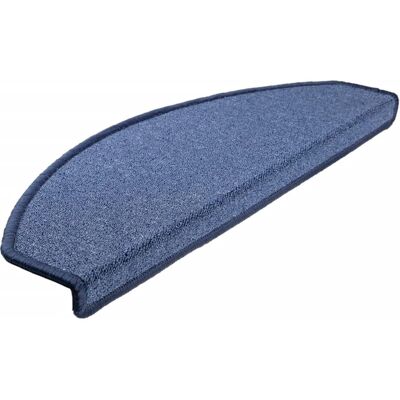 vidaXL 15 Tapis d'Escalier Bleus 65x24x4cm Protège-Marches Decor vidaXL 15 Tapis d'Escalier Bleus 65x24x4cm Protège-Marches Decor