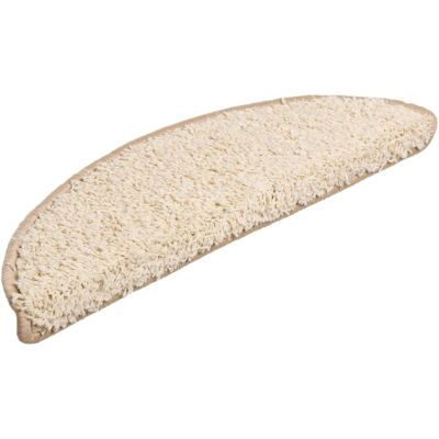 vidaXL Tappetini per Scale 15 pz Crema - Tappeti per Scala vidaXL Tappetini per Scale 15 pz Crema - Tappeti per Scala