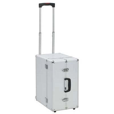 vidaXL Pilot Trolley Sølv Aluminium Rejsetaske - Rejsetaske vidaXL Pilot Trolley Sølv Aluminium Rejsetaske - Rejsetaske