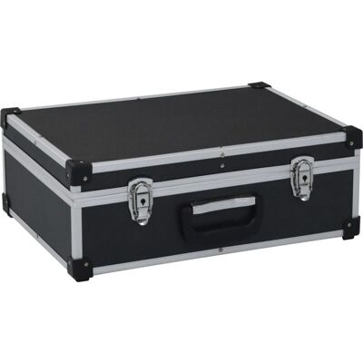 vidaXL Werkzeugkoffer - Schwarz Aluminium, 46x33x16 cm vidaXL Werkzeugkoffer - Schwarz Aluminium, 46x33x16 cm