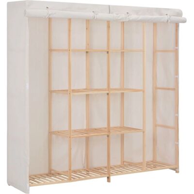 vidaXL 173x40x170 cm Stoffschrank - Kleidungsspeicher vidaXL 173x40x170 cm Stoffschrank - Kleidungsspeicher