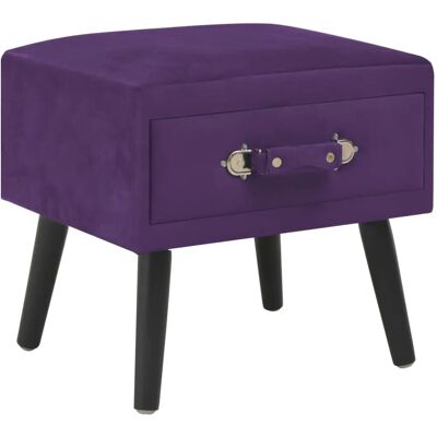 vidaXL 247541 Nachttisch - Dunkelviolett - Beistelltisch vidaXL 247541 Nachttisch - Dunkelviolett - Beistelltisch