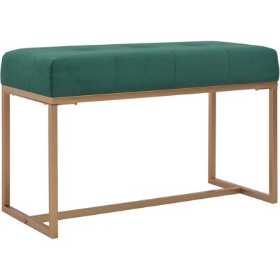 vidaXL Bank 80 cm Fluweel Groen - Bank vidaXL Bank 80 cm Fluweel Groen - Bank