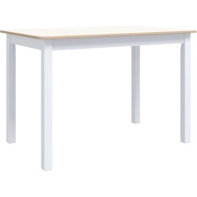 vidaXL 247363 Eettafel van massief rubberhout - Eettafel vidaXL 247363 Eettafel van massief rubberhout - Eettafel