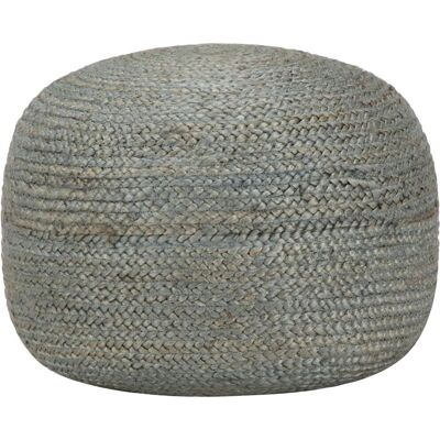 vidaXL Pouffe de yute hecho a mano en verde oliva - Pouffe vidaXL Pouffe de yute hecho a mano en verde oliva - Pouffe