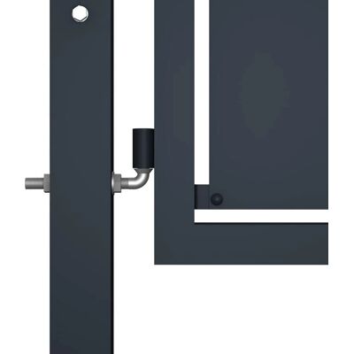 vidaXL Gartentor Stahl 100x100 cm Anthrazit - Garden Gate vidaXL Gartentor Stahl 100x100 cm Anthrazit - Garden Gate