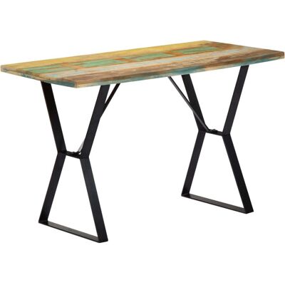 vidaXL Industrieller Esstisch aus Recyceltem Holz - 120x60x76 cm vidaXL Industrieller Esstisch aus Recyceltem Holz - 120x60x76 cm