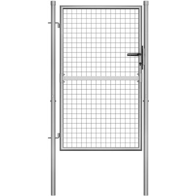 Cancello da Giardino in Acciaio Zincato - 105x175 cm Cancello da Giardino in Acciaio Zincato - 105x175 cm