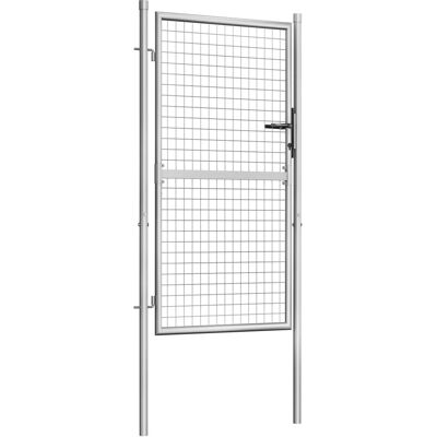 VIDAXL Porta da Giardino - Acciaio Zincato, Design Classico, 105x200cm VIDAXL Porta da Giardino - Acciaio Zincato, Design Classico, 105x200cm