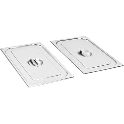 Coperchi in acciaio inox vidaXL GN 1/1 - Per pentole e contenitori Coperchi in acciaio inox vidaXL GN 1/1 - Per pentole e contenitori