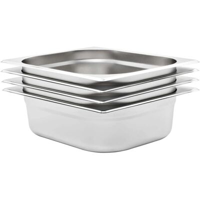 vidaXL Gastronorm beholdere GN 1/2 100 mm Rustfrit stål - Gastronorm beholdere vidaXL Gastronorm beholdere GN 1/2 100 mm Rustfrit stål - Gastronorm beholdere