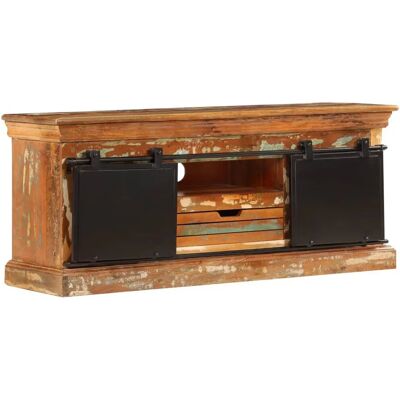 vidaXL TV Schrank 110x30x45cm Recycling Holz Vintage Stil - TV Schrank vidaXL TV Schrank 110x30x45cm Recycling Holz Vintage Stil - TV Schrank