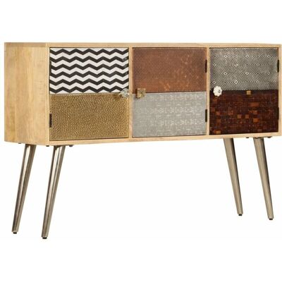 vidaXL Mangoholz Sideboard - Stauraum & Dekoration - 120x30x75cm vidaXL Mangoholz Sideboard - Stauraum & Dekoration - 120x30x75cm