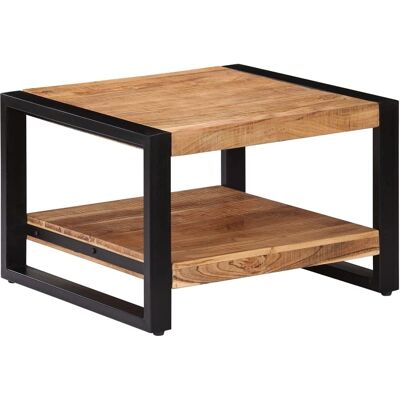 vidaXL Solide Akazienholz Couchtisch 60x60x40cm - Beistelltisch vidaXL Solide Akazienholz Couchtisch 60x60x40cm - Beistelltisch