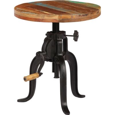 vidaXL 247588 Table d'appoint en bois recyclé et fer forgé - Charme vintage vidaXL 247588 Table d'appoint en bois recyclé et fer forgé - Charme vintage