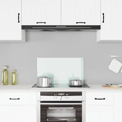 vidaXL Weiße Küchenrückwand 70x40cm Gehärtetes Glas - Küchenrückwand vidaXL Weiße Küchenrückwand 70x40cm Gehärtetes Glas - Küchenrückwand