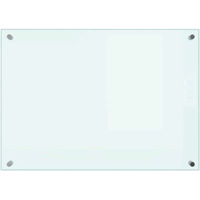 vidaXL Weiße gehärtete Glass-Küchenrückwand - 70x50cm vidaXL Weiße gehärtete Glass-Küchenrückwand - 70x50cm