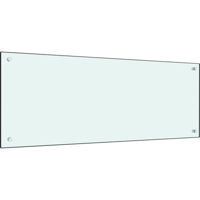 vidaXL Küchenrückwand Weiß 100x40 cm Sicherheit Glas - Küchenrückwand vidaXL Küchenrückwand Weiß 100x40 cm Sicherheit Glas - Küchenrückwand