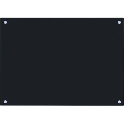 vidaXL Küchen Schwarz 70x50cm gehärtetes Glas Wandpaneel - Küchenrückwand vidaXL Küchen Schwarz 70x50cm gehärtetes Glas Wandpaneel - Küchenrückwand