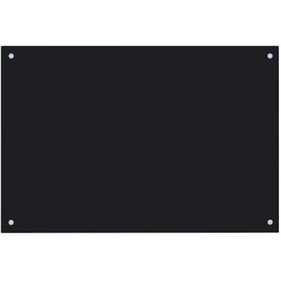 vidaXL Schwarze Küchenrückwand - Wandpaneel vidaXL Schwarze Küchenrückwand - Wandpaneel