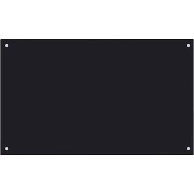 vidaXL Paraschizzi de Cuisine Noir 100x60cm Verre Trempé - Paraschizzi de Cuisine vidaXL Paraschizzi de Cuisine Noir 100x60cm Verre Trempé - Paraschizzi de Cuisine