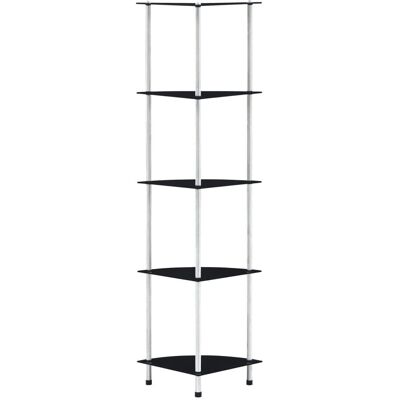 vidaXL 249521 Schwarzes 5-Stockwerke Bücherregal - Bücherregal vidaXL 249521 Schwarzes 5-Stockwerke Bücherregal - Bücherregal