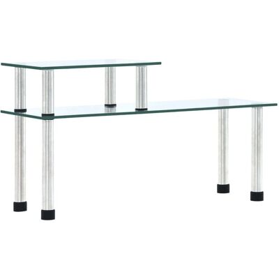vidaXL Étagère de Cuisine en Verre Trempé Transparent 45x16x26cm - Étagère de Cuisine - Publicité vidaXL Étagère de Cuisine en Verre Trempé Transparent 45x16x26cm - Étagère de Cuisine - Publicité
