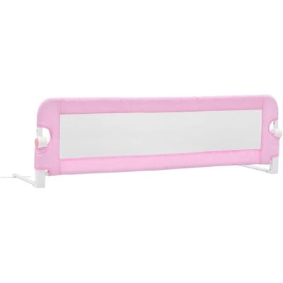 vidaXL Kleinkind Sicherheitsbettgitter Pink 120x42cm Polyester Schutzgitter - Bettgitter vidaXL Kleinkind Sicherheitsbettgitter Pink 120x42cm Polyester Schutzgitter - Bettgitter