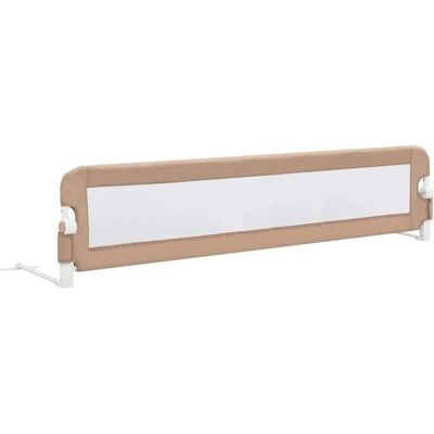 vidaXL Kleinkind-Sicherheitsbettgaller Taupe - Kinderbettgitter vidaXL Kleinkind-Sicherheitsbettgaller Taupe - Kinderbettgitter