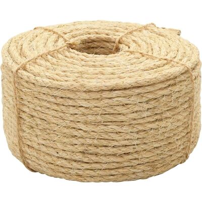 vidaXL Sisalgarn 6mm 250m - Rope vidaXL Sisalgarn 6mm 250m - Rope