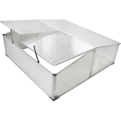 vidaXL Mini-Gewächshaus Polycarbonat 109x109x41 cm vidaXL Mini-Gewächshaus Polycarbonat 109x109x41 cm