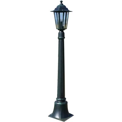 Lampadaire de jardin Preston vidaXL 105 cm Vert Foncé Lampe de chemin extérieure Lampadaire de jardin Preston vidaXL 105 cm Vert Foncé Lampe de chemin extérieure